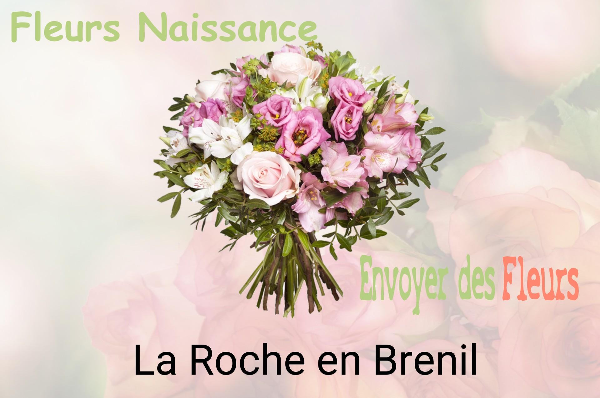 Bouquet de fleurs de naissance livré à La Roche-en-Brenil
